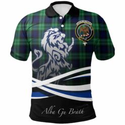 Polo Shirts Tartan Crest Scotland Lion