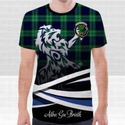 Tartan Crest Scotland Lion T-Shirt
