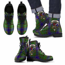 Clan Badge Leather Boots