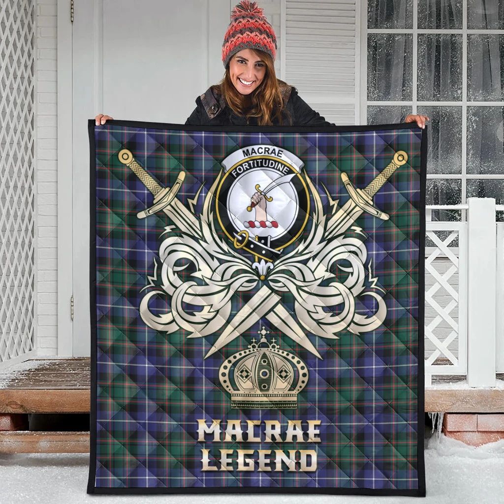 MacRae Hunting Modern Clan Quilt – MacRae Hunting Modern Crest Premium ...