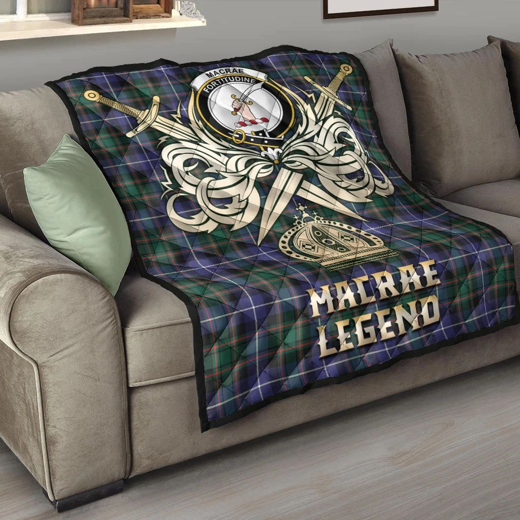 MacRae Hunting Modern Clan Quilt – MacRae Hunting Modern Crest Premium ...