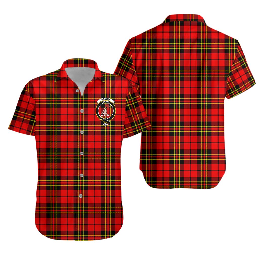 Tartan Vibe Brodie Modern Clan Crest Hawaiian Shirt Your Tartan