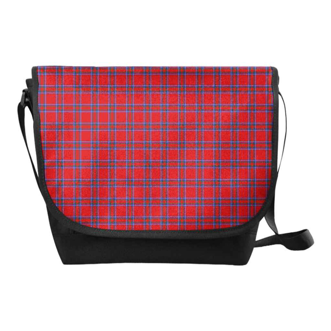 Checkered fashion messenger bag