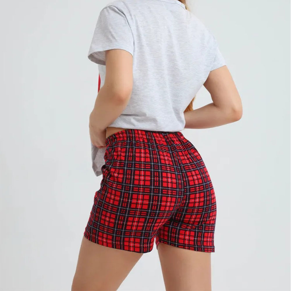 Tartan Shorts For Women