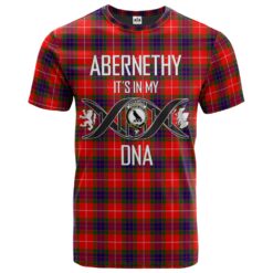 Abernethy Clan DNA In Me Tartan Crest T-Shirt