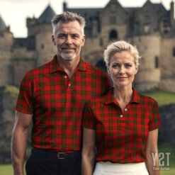 Adair Scottish Clan Tartan Polo Shirt - Authentic Heritage Apparel