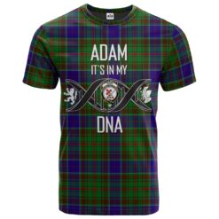 Adam Clan DNA In Me Tartan Crest T-Shirt