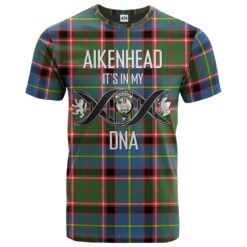 Aikenhead Clan DNA In Me Tartan Crest T-Shirt
