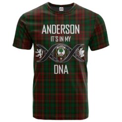 Anderson Coulson Bonner 01 Clan DNA In Me Tartan Crest T-Shirt