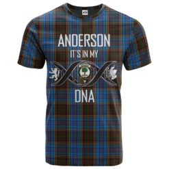 Anderson Coulson Bonner 02 Clan DNA In Me Tartan Crest T-Shirt