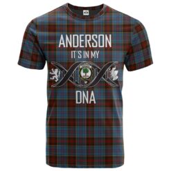 Anderson MacGregor Hastie 01 Clan DNA In Me Tartan Crest T-Shirt