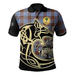 Anderson Modern Clan Polo Shirt Viking Wolf