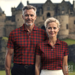 Anderson Modern Scottish Clan Tartan Polo Shirt - Authentic Heritage Apparel