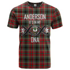 Anderson of Arbrake Clan DNA In Me Tartan Crest T-Shirt