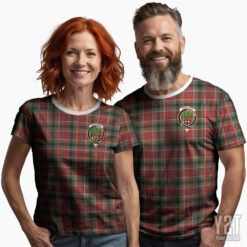 Anderson of Arbrake Scottish Tartan T-shirt with Crest – Authentic Clan Apparel