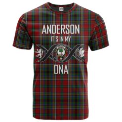Anderson of Ardbrake Clan DNA In Me Tartan Crest T-Shirt