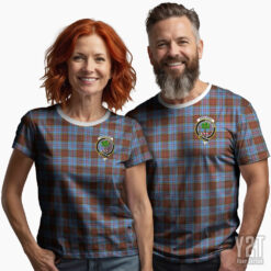 Anderson Scottish Tartan T-shirt with Crest – Authentic Clan Apparel