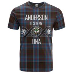 Anderson STS Clan DNA In Me Tartan Crest T-Shirt