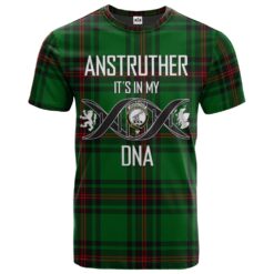 Anstruther Clan DNA In Me Tartan Crest T-Shirt
