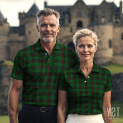 Anstruther Scottish Clan Tartan Polo Shirt - Authentic Heritage Apparel
