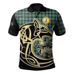 Arbuthnot Ancient Clan Polo Shirt Viking Wolf