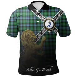 Arbuthnot Ancient Polo Shirts Tartan Crest Celtic Scotland Lion