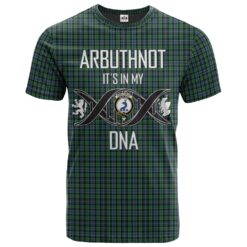 Arbuthnot Clan DNA In Me Tartan Crest T-Shirt