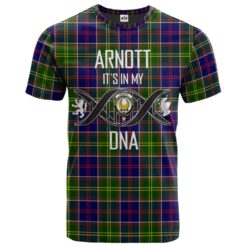 Arnott Clan DNA In Me Tartan Crest T-Shirt