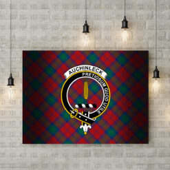 Auchinleck Crest Canvas New