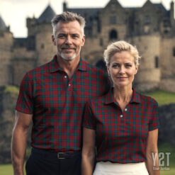 Auchinleck Scottish Clan Tartan Polo Shirt - Authentic Heritage Apparel