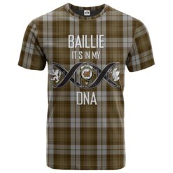 Baillie Dress Clan DNA In Me Tartan Crest T-Shirt