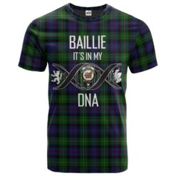 Baillie William Wilson Clan DNA In Me Tartan Crest T-Shirt