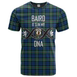 Baird Ancient Clan DNA In Me Tartan Crest T-Shirt