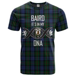 Baird Clan DNA In Me Tartan Crest T-Shirt