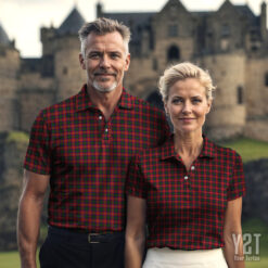 Belshes Scottish Clan Tartan Polo Shirt - Authentic Heritage Apparel