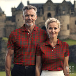 Binning (of Wallifoord) Scottish Clan Tartan Polo Shirt - Authentic Heritage Apparel