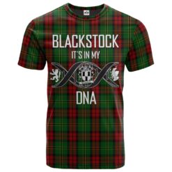 Blackstock Hunting Clan DNA In Me Tartan Crest T-Shirt