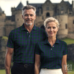 Blackwatch Modern Scottish Clan Tartan Polo Shirt - Authentic Heritage Apparel