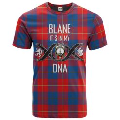 Blane Clan DNA In Me Tartan Crest T-Shirt