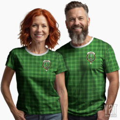 Blane Scottish Tartan T-shirt with Crest – Authentic Clan Apparel