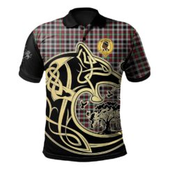 Borthwick Ancient Clan Polo Shirt Viking Wolf