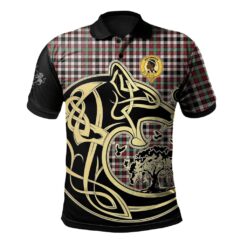 Borthwick Dress Ancient Clan Polo Shirt Viking Wolf