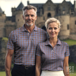 Boswell Scottish Clan Tartan Polo Shirt - Authentic Heritage Apparel