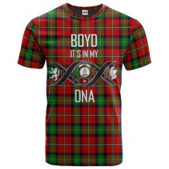 Boyd Modern Clan DNA In Me Tartan Crest T-Shirt