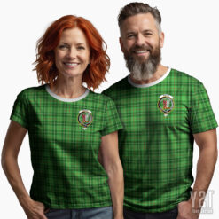 Boyle Scottish Tartan T-shirt with Crest – Authentic Clan Apparel