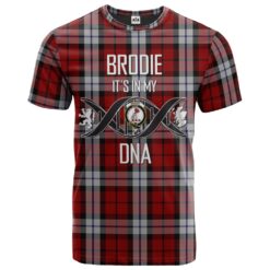 Brodie Dress Clan DNA In Me Tartan Crest T-Shirt