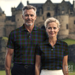 Brodie Hunting Modern Scottish Clan Tartan Polo Shirt - Authentic Heritage Apparel