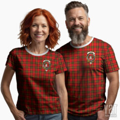 Brodie Scottish Tartan T-shirt with Crest – Authentic Clan Apparel