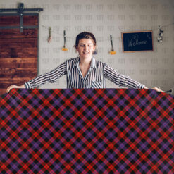Broun Tartan Tablecloth New