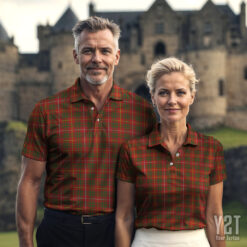 Bruce Scottish Clan Tartan Polo Shirt - Authentic Heritage Apparel
